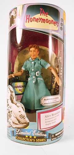 The Honeymoonerslimited Edition Collector's Series, Alice Kramden, Accessories Include Frying Pan and Display Stand