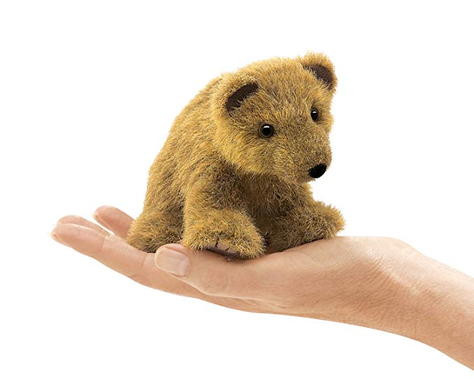 Folkmanis Puppet Mini Grizzly Bear